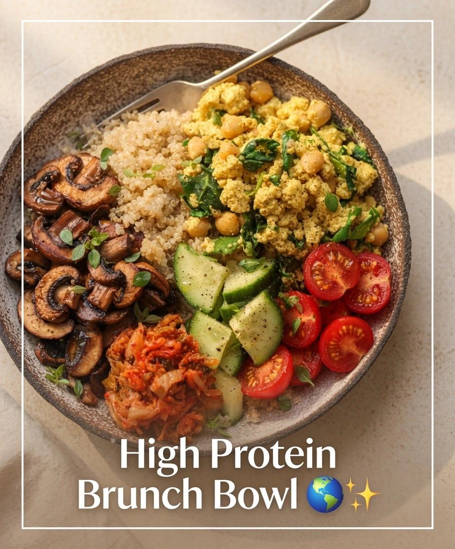 High Protein Vegan Brunch Bowl — Easy Plant-Based Recipe